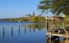 Plön am Großen Plöner See in der Holsteinischen Schweiz