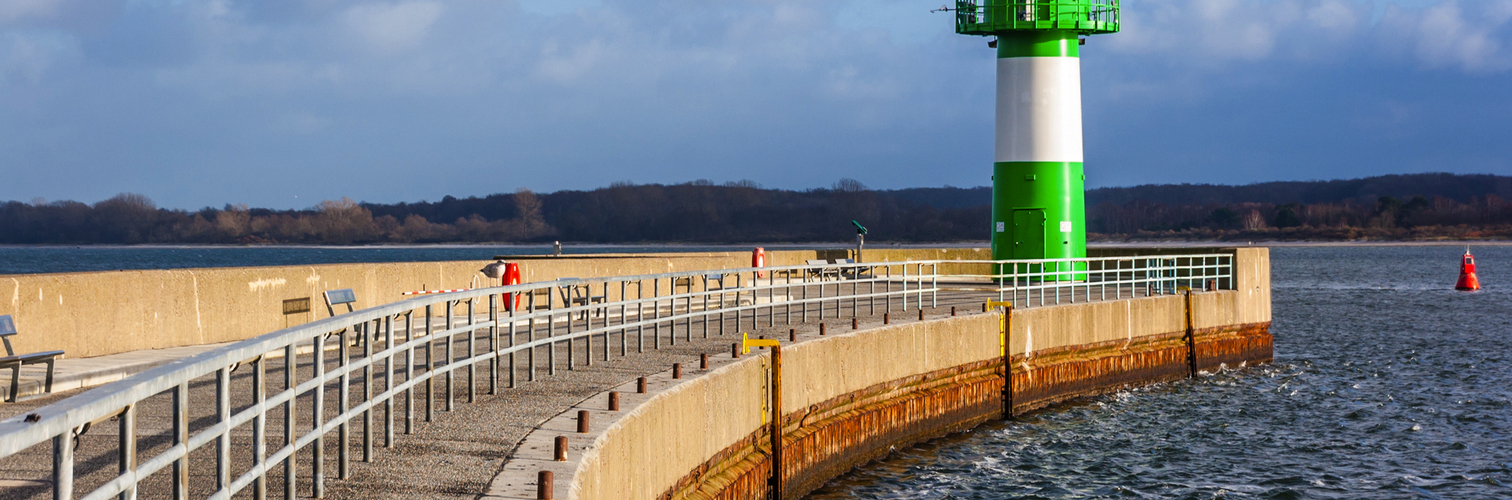 Molenfeuer Travemünde an der Ostsee, Deutschland
