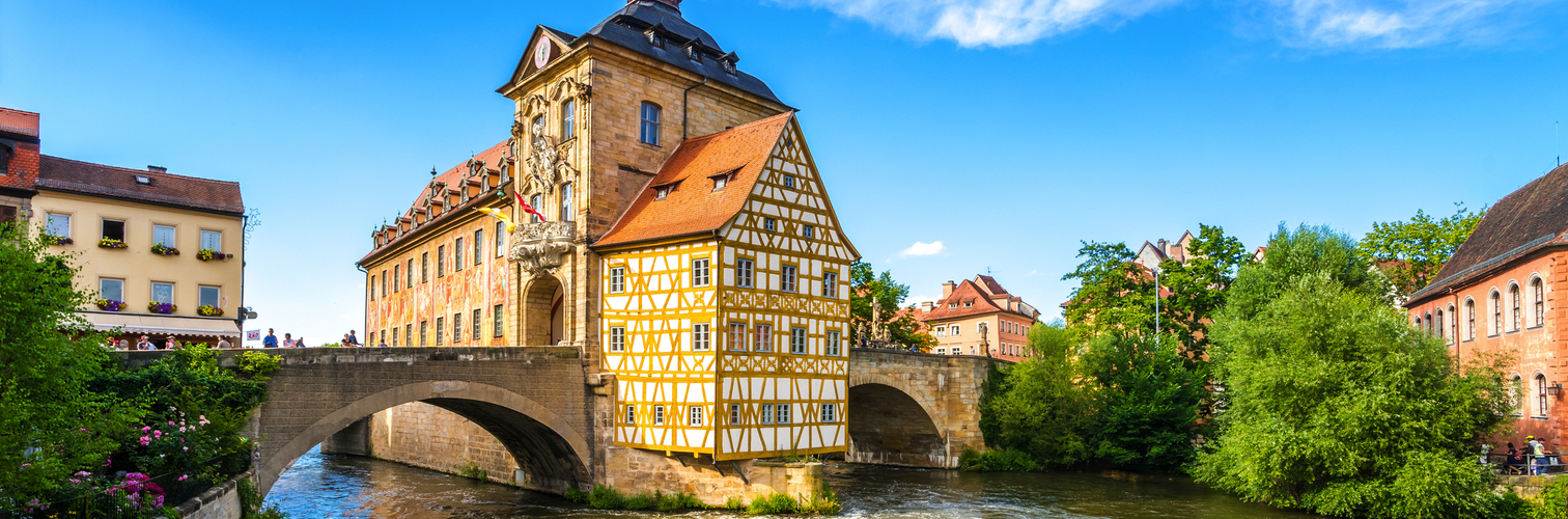 Brückenrathaus in Bamberg, Deutschland