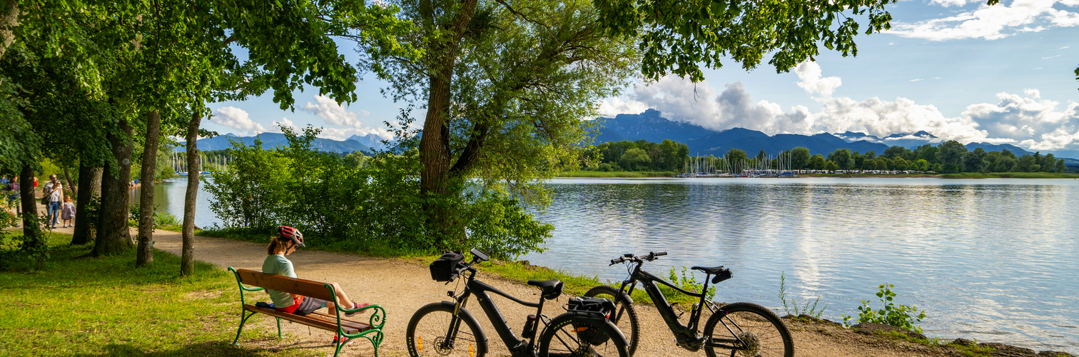 Radfahren am Chiemsee