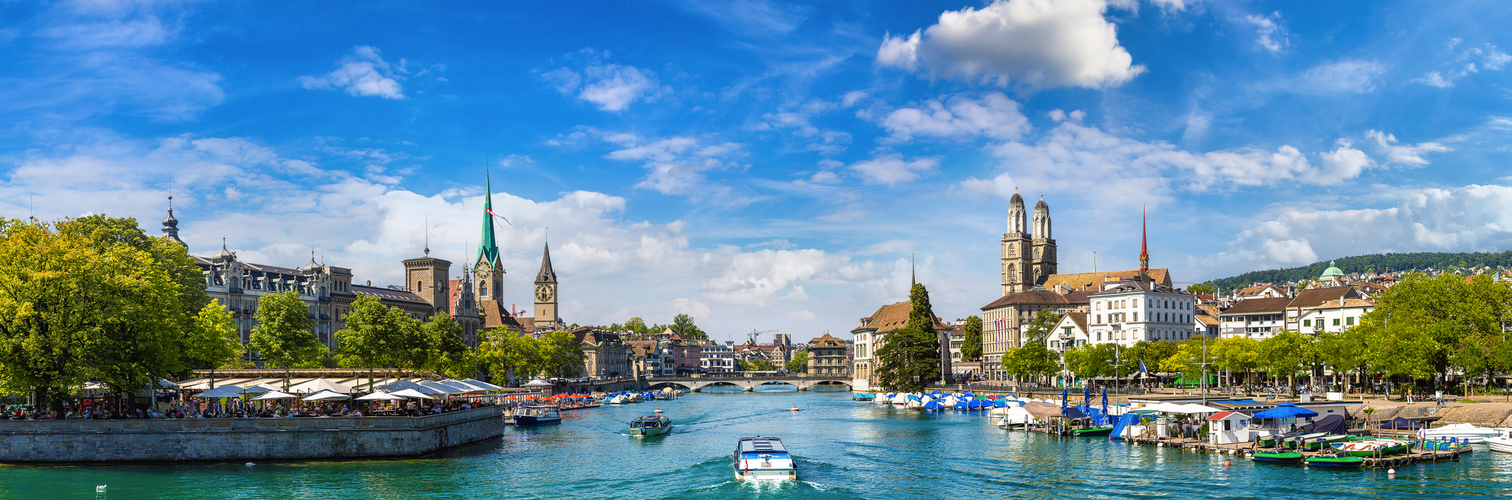 Historischer Teil von Zürich, Schweiz